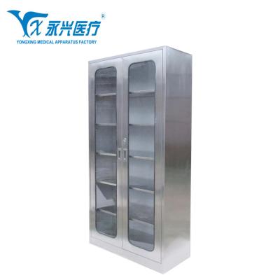 China Yongxing D04-1 Stainless Steel Medical Equipment Hospital Easy Cleaning Storage Cabinets for sale