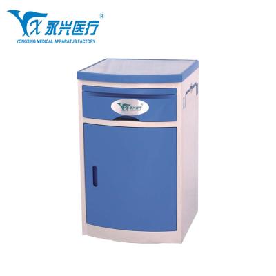 China YONGXING D11 Traditional Wholesale Stainless Steel Surface Clear Acrylic Medical Bedside Table for sale