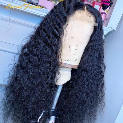 China Deep Wave Deep Wave 40inch Full Lace Hair Wig,Vietnam Hair Lace Wig,26inch Super Swiss Full Lace Wig for sale