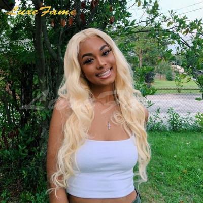 China Best Selling Glueless Silky Straight Full Lace Wig Hair,Brazilian Virgin Hair Lace Wig,Long Blonde 613 Hair Wig for sale