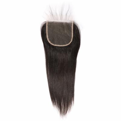 China Wholesale Hd IllusionHD Silky Straight Wave Invisible Lace Closure, 5x5 Yaki Perm Closure, Virgin Brazilian Straight Hair V Part Lace Closure for sale