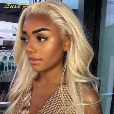 China Wholesale Price 613 Silky Straight Platinum Blonde Light Wave Full Lace Wig, 14-34 Inch Full Lace Wig, Long Light Blonde Lace Wig for sale