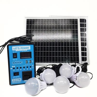 China Family Solar Energy Bases Lighting System Mini Kit Lithium Batteries Solar Energy Solar System for sale