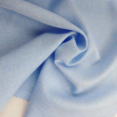 China Viable blue fabric poly and rayon fabric for dress for sale