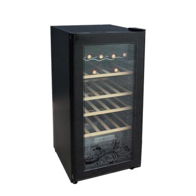 China Single Vertical Single Compressor Vertical Chinese Supplier Compact Chiller Wine Cooler Wine Cooling Fridge for sale