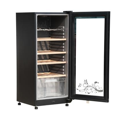 China Best Single Single Wine Cooler Undercounter Zone Selling New Cheap High Quality Hotel Mini Wine Cabinet Fridge for sale