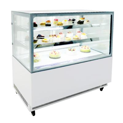 China Single-temperature Three Layers Commercial Refrigerator Cabinet Cake Display Glass Door Refrigerator Cake Display Refrigeration Equipment for sale