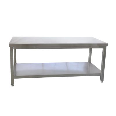 China Corrosion protection hotel kitchen equipment stainless steel work table kitchen work bench table for sale