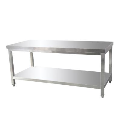 China Corrosion protection factory price restaurant kitchen table work table/stainless steel for sale