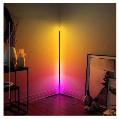 China Hotel Modern Smart Tripod Stand Bedroom Living Room Corner RGB Led Floor Lamp / Floor Lamp for sale