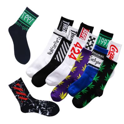 China 2020 Fashion QUICK DRY Custom Design Socks Funny Custom Logo Sock Manufacturer In A Box Comfortable Women Men Socks Dress Quantity Printing Cotton for sale