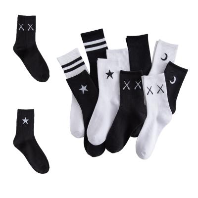 China New Breathable Street Style Fashion Cotton Unisex Men's Boots Women Teen Crew Tube Socks Hip Hop Socks for sale