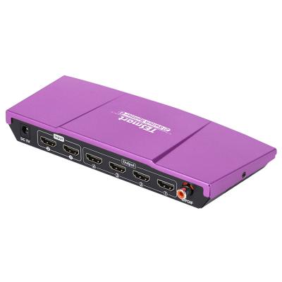 China Hot Selling TESmart Input 2 Output 4 HDMI Splitter Switch HDCP 4k30hz HDMI Splitter For Desktop HSP0204A10 for sale