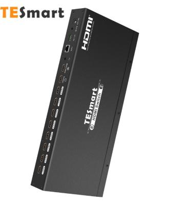 China High Quality Video Changer Support HDCP1.4 HDMI 1.4 4K30Hz 4x4 HDMI TESmart Mixer Switch Splitter Matrix Audio Video Changer for sale