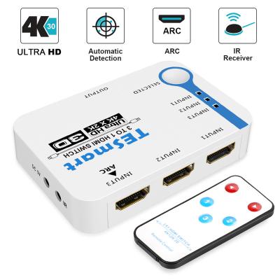 China 3 Ports HDMI Changer Splitter 3 Port Video Adapter 3x1 HDMI Switcher 4k 1080p 30hz 60hz for sale