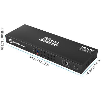 China Auto Input Detect and Switch Other 4K@60Hz 8x1 HDMI Home Audio Video Changer for sale