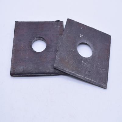 China Split Square flat pad complete in specifications galvanized steel lock flat square washer for sale