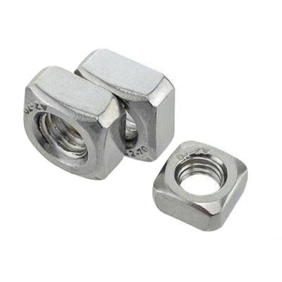 China Stainless Steel Square Nut Assortment Kit M3 M4 M5 M6 M8 Four-Sided Head Square Nut for sale