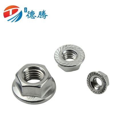 China Wholesale Steel Flange Hex Nut Carbon Steel ANSI/DIN/GB/ISO Manufacturer Standard for sale