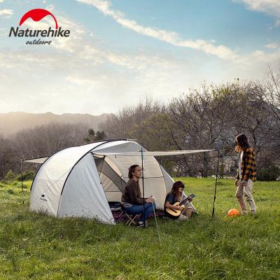 China Extended Type Wholesale Cheap Price Family Three-person Sunscreen Door Camping Rainproof Two Way Tent for sale