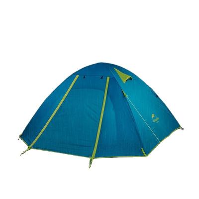 China Factory direct hot sale P Series 2-4 People Large Door Type Tent Ultraviolet-proof Tube Tent Multi Spaces Stake Design for sale