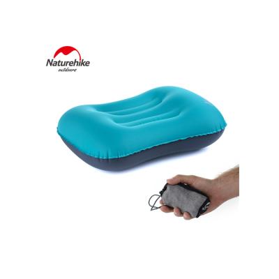 China New Camping Inflatable Pillow Durable Soft Air Permeable Sleep Pillow Easy Blowing Air Travel Outdoor Pillow for sale