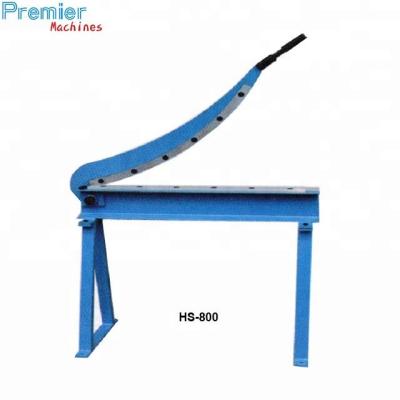 China Machinery Repairs Workshop HS Series Manual Hand Sheet Metal Shearing Machine Sheet Metal Shear for sale