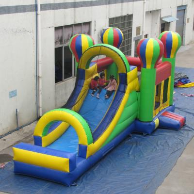 China Leisure Outdoor Commercial Balloon Bouncer Inflatable Jumping Castle Combo Slide for sale