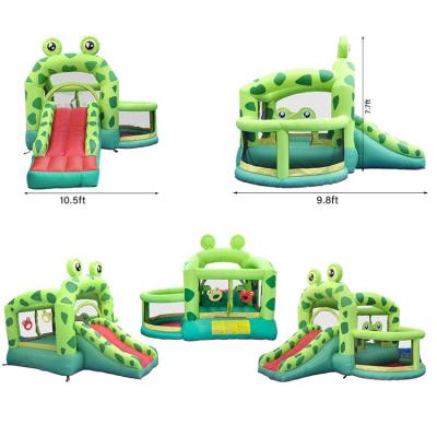 China Ourdoor Inflatable Toys Bounce Cheap Bounce Giant Curve Water Slide Waterslide Jumping Bounce House PVC Inflatable Air Castle For Party Kids for sale