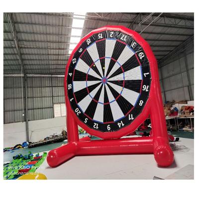 China Hot Sale Good Quality PVC Inflatable Target Game Inflatable Soccer Darts Game for sale