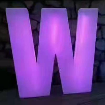 China Promotion Activity Colorful Inflatable Letters With LED Light for sale