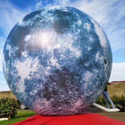 China Promotion Activity Giant Inflatable Moon Model With Led Light for sale