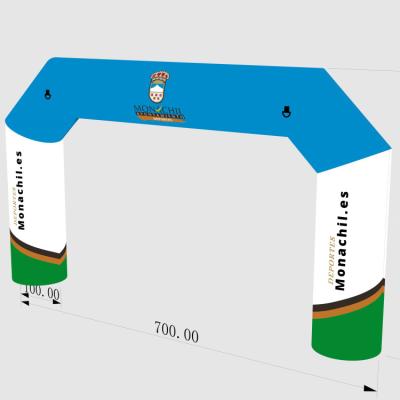 China Promotion Activity Inflatable Running Arch With LOGO Print for sale