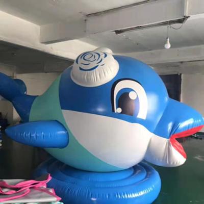 China Oxford Cloth/PVC Advertising Big Fish Inflatable Cute Inflatable Fish Statue Small Inflatable Cartoon Animals Fish For Event Decoration for sale