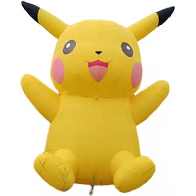 China Customized Inflatable Cartoon Characters Pinkachu Inflatable Balloon Can Customized for sale