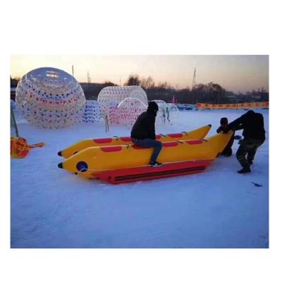 China Banana Boat Banana Boats Sea Water Flyfish Inflatable Games For 10 People for sale