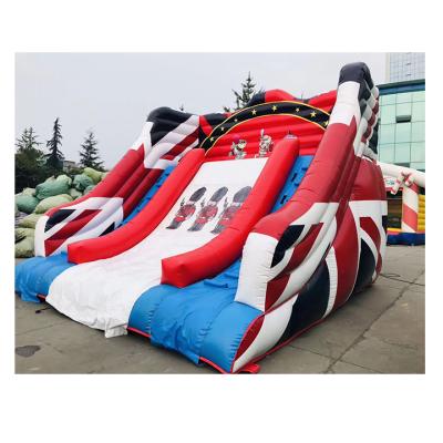 China Latest Large Outdoor Outdoor Kids Inflatable Trampoline Inflatable Slide Bouncer Outdoor Game Bouncy Castle for sale