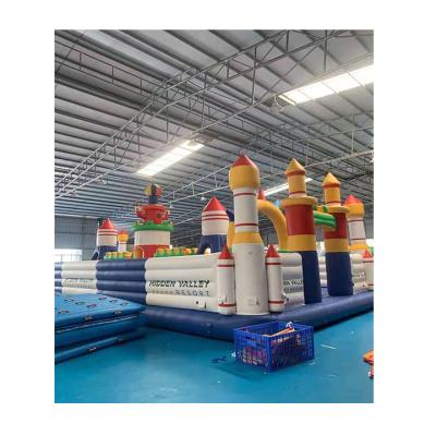 China Inflatable Obstacle Course Inflatable Obstacle Course For Inflatable Trampoline Jumping Inflatable Adults Baby Big Jump Castle Playground Inflatable Air Bouncy Jumpsuit Bounce House for sale