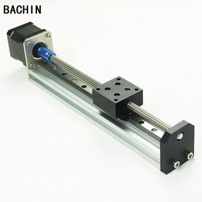 China Original 2021 Hotel Factory Motorized Linear Guide High Precision Slide Rail Stepper Motor Linear Motion Module for sale