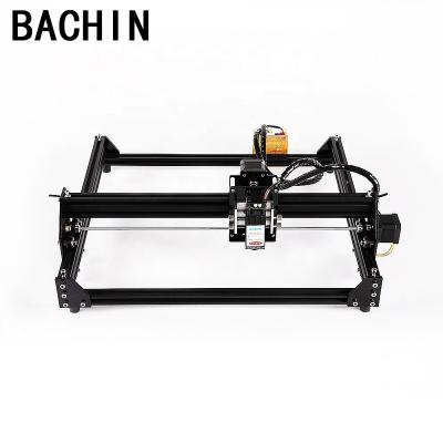 China BACHIN Air Cooled Grbl Diy CNC Router Use Stainless Steel Engraving Machine Laser Engraver Wood Engraver For Leather Plastic for sale