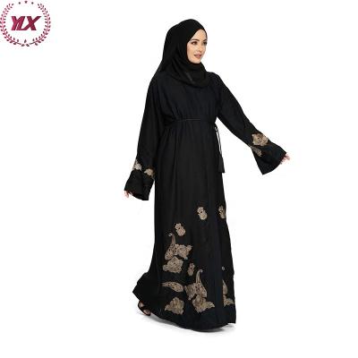 China Abaya Women's Muslim Dress Dubai 2022 New Designs Abaya Turkish Women's Black Dubai Muslim Dress Free Size In Pakistan for sale