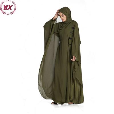 China Women's Muslim Abaya and Long Dresses Borka Dubai Dresses Fashion for Dropshipping Abaya Newest Women's Muslim Dress for sale