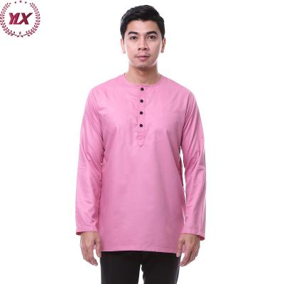 China High Quality Tailoring Fabric LYCRA Men's Clothing Arabic Thobe Thawb Abaya Thoub Chikankari Kurta Muslim Robe Abaya Thoub Chikankari Kurta for sale