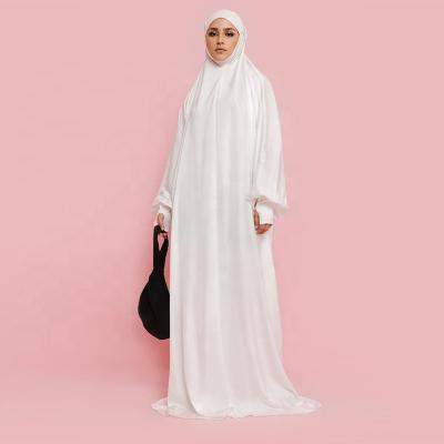 China Islamic Clothing Abaya Jilbab Khimar Polyester Crepe Formal Dresses UK High Quality Comfortable Soft Muslim Kaftan Dress for sale