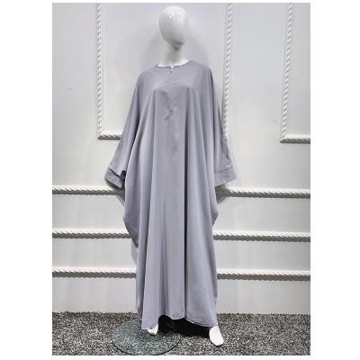 China 2022 Polyester Women's Abaya Dubai Muslim Prayer Abaya Islamic Muslim Abaya Prayer Clothing for sale