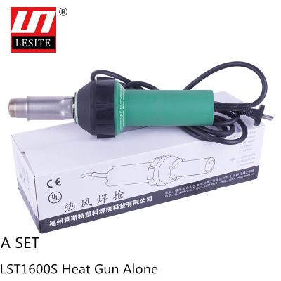 China Building Material Stores Lesite 1600W Hot Air Welding Gun For Welding Plastic PVC PP PE for sale