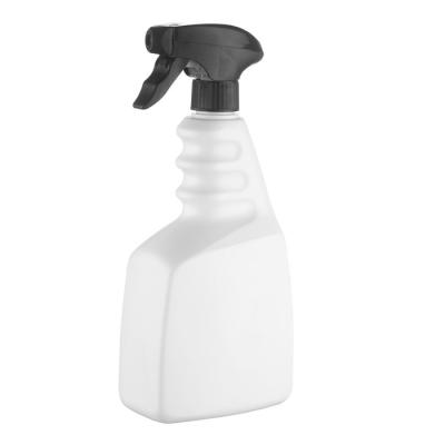 China 750ml PE Chemical Bottle With 28/410 Trigger Sprayer For Cleaning for sale