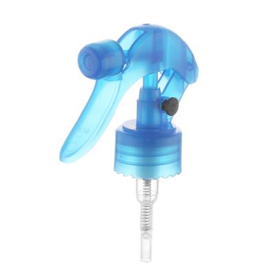 China 28/410 Mini Garden Trigger Transparent Blue Sprayer For Clearing for sale