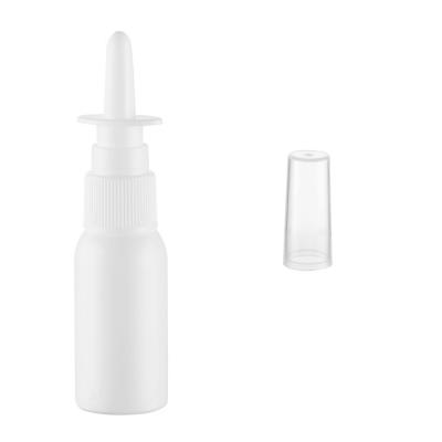 China Liquid Medicine 30ml White Color Pet Bottle For Nasal Sprayer for sale