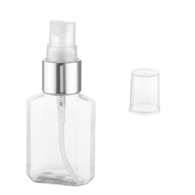 China Small Personal Care 30ml Shape Special Pet Bottle With Mist Sprayer for sale